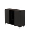 Aparador de Sala Elements Appennini Médio Preto - 3
