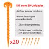 Kit 20 Estacas GRANDE 25CM P/ Barraca Quadra Areia Camping Gramado Gazebo Beach Tenis Guarda-sol C/  - 2