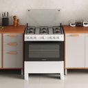 Ver imagem 2 de Fogão 6 Bocas a Gás Itatiaia Star New com Acendimento Automático e Forno 82l Branco Bivolt