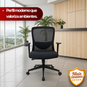 Ver imagem 3 de Cadeira de Escritório Diretor Elite - Preta