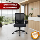 Ver imagem 4 de Cadeira de Escritório Diretor Elite - Preta