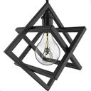 Ver imagem 3 de Pendente Luminária Cubo Industrial Preto