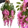 Pendente de Cerejeira Artificial 2 Unidades de Glícinia Decorativa para Sala e Varanda Floral Design - 4