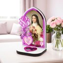Ver imagem 2 de Capela Floral com Terço Santa Teresinha do Menino Jesus