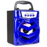 Caixa Som Bluetooth Portátil USB SD Fm Potente Azul 1065 - 4