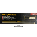 Ver imagem 4 de Abraçadeira Nylon Enforca 3,6 X 300mm Kit C/ 100 Lacre Plástico Fixadora Fita Hellerman 30cm Branca