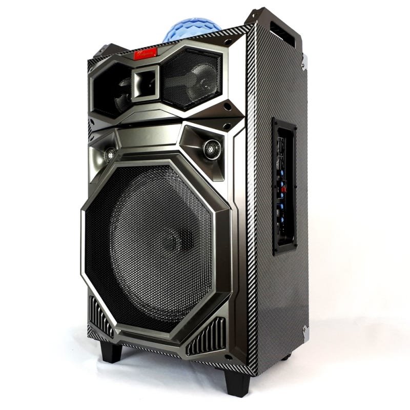 Caixa Som Amplificada Bluetooth 3000W Rms 6 Subwoofer LED