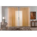 Ver imagem 1 de Cortina Sala Quarto Voal Liso Delicate 300x280 Transparente:avela