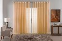 Ver imagem 1 de Cortina Sala Quarto Voal Liso Delicate 300x280 Transparente:avela