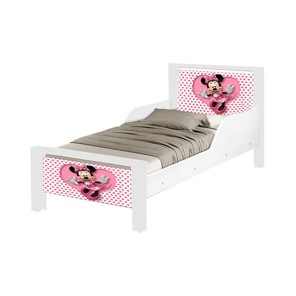 Mini Cama Infantil Adesivada Minie - 2