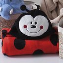 Ver imagem 2 de Manta Baby com Capuz de Bichinhos Animais Bebê Jolitex