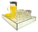 Ver imagem 5 de Bandeja Espelhada Bronze Mesa para Sala Cozinha 40x30