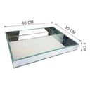 Ver imagem 2 de Bandeja Espelhada Bronze Mesa para Sala Cozinha 40x30