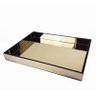 Bandeja Espelhada Bronze Mesa para Sala Cozinha 40x30 - 1