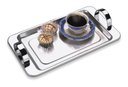 Ver imagem 1 de Bandeja Para Cafezinho 17 x 30 Cm Com Alça Inox