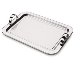 Bandeja Para Cafezinho 17 x 30 Cm Com Alça Inox - 2