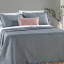 Ver imagem 5 de Kit Cobre Leito Colcha Clean Casal Dupla Face - Cinza