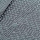 Ver imagem 3 de Kit Cobre Leito Colcha Clean Casal Dupla Face - Cinza