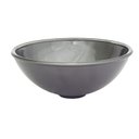 Ver imagem 1 de Cuba de Vidro Grafite Redonda Lisa de Sobrepor para Banheiro