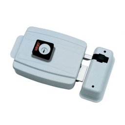 Fechadura Elétrica Stam 12v Abre pra Dentro Branca - 1