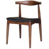 Cadeira Carina sem Braco Cor Madeira Escura - 11490 - 1