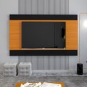 Ver imagem 2 de Painel Itália com Alto Brilho para Tv até 65 Polegadas:preto/cedro