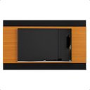 Ver imagem 1 de Painel Itália com Alto Brilho para Tv até 65 Polegadas:preto/cedro