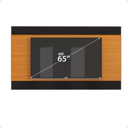 Painel Itália com Alto Brilho para Tv até 65 Polegadas:preto/cedro - 5