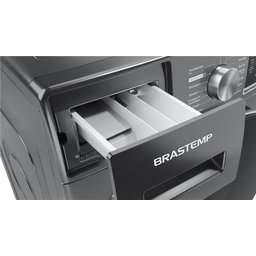 Lava e Seca Brastemp 10kg/6kg titanium com Smart Sensor e Triplo Vapor - BNC10AS 110V - 7