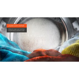 Lava e Seca Brastemp 10kg/6kg titanium com Smart Sensor e Triplo Vapor - BNC10AS 110V - 12