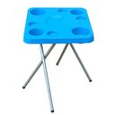 Ver imagem 1 de Mesa Petisqueira Desmontável/dobrável Azul Elegante Plus