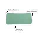 Ver imagem 6 de Encosto e Assento Escolar Formica Multilaminado Verde Claro