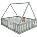 Ver imagem 3 de Cama Queen Montessoriane Valentina com Grade Cinza