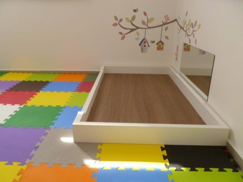 Espelho Acrílico Quarto do Bebê Neném Montessoriano 60x40cm - 4