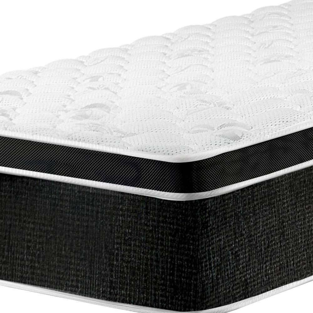 Colchão Solteiro Castor Box Espuma D33 Black & White Air One Face 88 ...