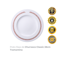 Ver imagem 2 de Prato Raso de Churrasco Classic 28cm Porcelana Tramontina 96580125