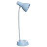 Luminária Abajur Led Pilha Cabo Regulável - Azul 32cm - 1