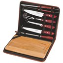 Ver imagem 1 de Jogo Kit Para Churrasco Inox Tramontina 8 Peças Polywood
