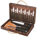 Ver imagem 1 de Jogo Kit Para Churrasco Inox 17 Peças Polywood Tramontina