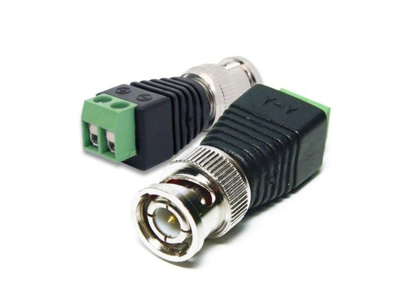 Conector Bnc Macho com Borne Kit 100 Peças - 1