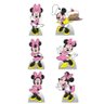 Kit 7 Peças Displays Chão e Mesa Minnie Rosa - 7