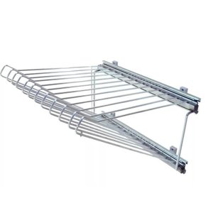 Calceiro Deslizante 12 Calças com Corrediça Cromado Jomer