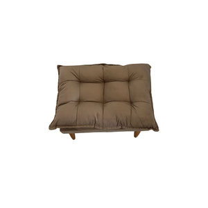 Puff Opala Cappucino Suede - Jrc Móveis