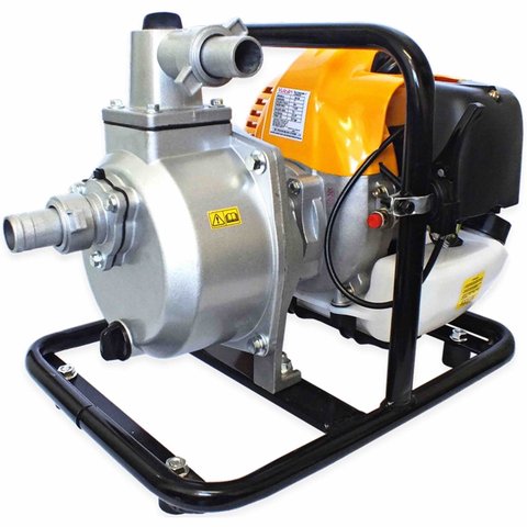 Motobomba Vulcan Autoescorvante Vb10b À Gasolina 2 Tempos 52cc 2,5hp Partida Manual