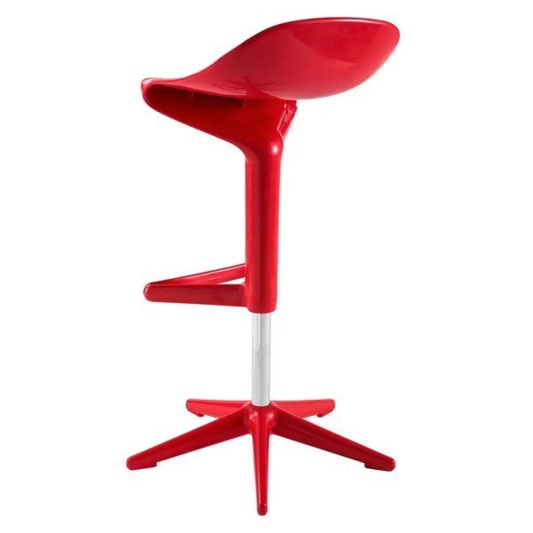 Cadeira Decorativa Vermelha MK-985 - Mercadão das Cadeiras - 4