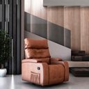 Ver imagem 2 de Poltrona do Papai Reclinável e Giratória Luxo Premium Commander Matrix