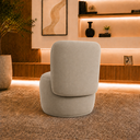 Ver imagem 5 de Poltrona Decorativa Bia Orgânica Suede Recepção Sala Estar Quarto
