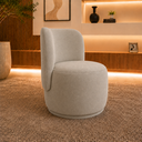 Ver imagem 3 de Poltrona Decorativa Bia Orgânica Suede Recepção Sala Estar Quarto