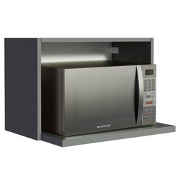 Armário Aéreo 60cm com Nicho para Microondas e Forno Elétrico Nice Madesa - 7