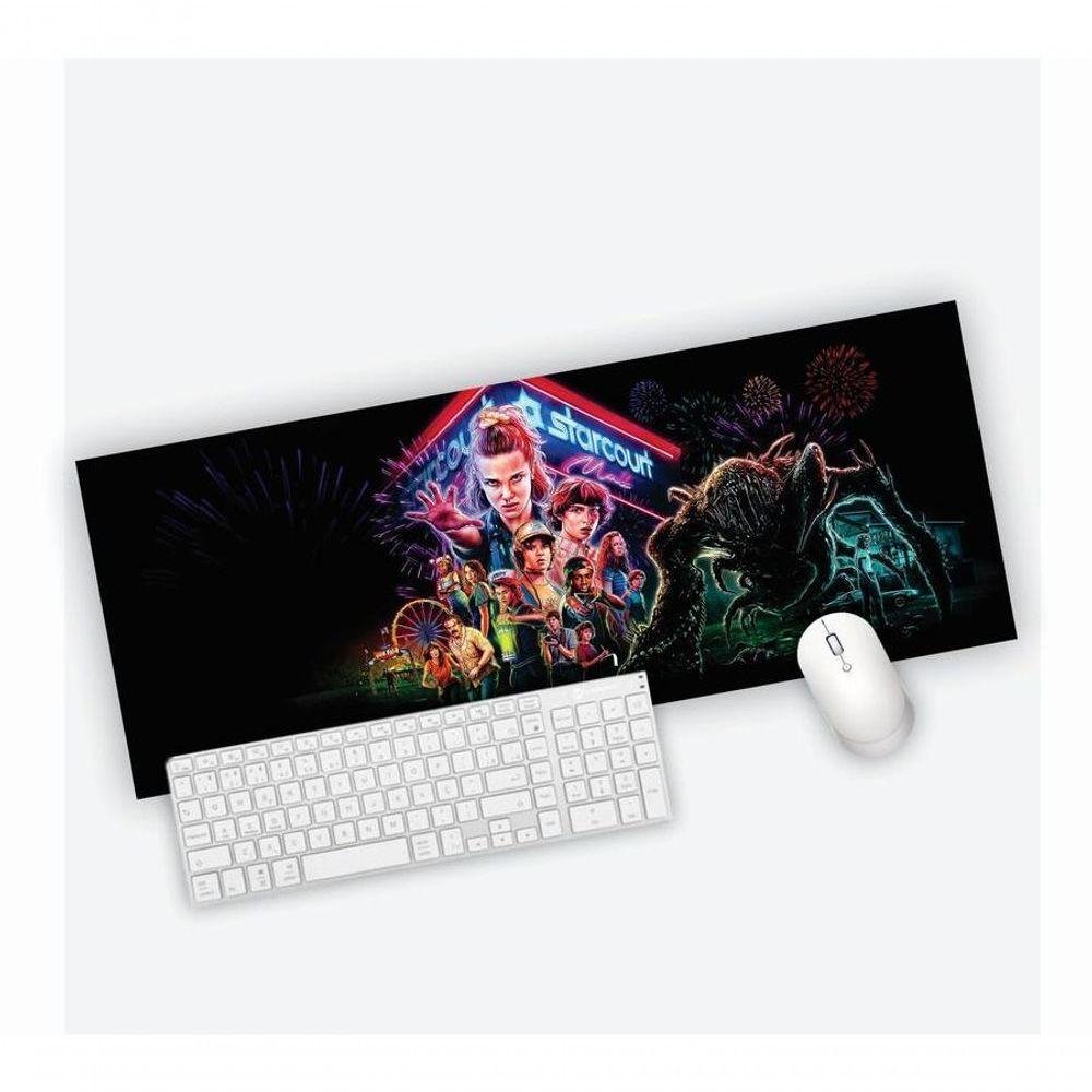 Mouse Pad Grande Gamer Elenco Stranger Things | MadeiraMadeira